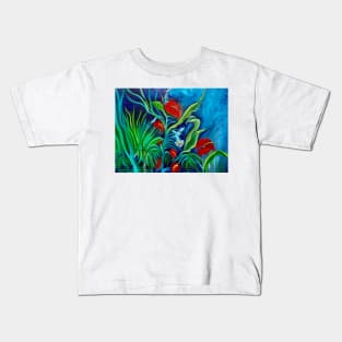 Tropical Flowers Kids T-Shirt